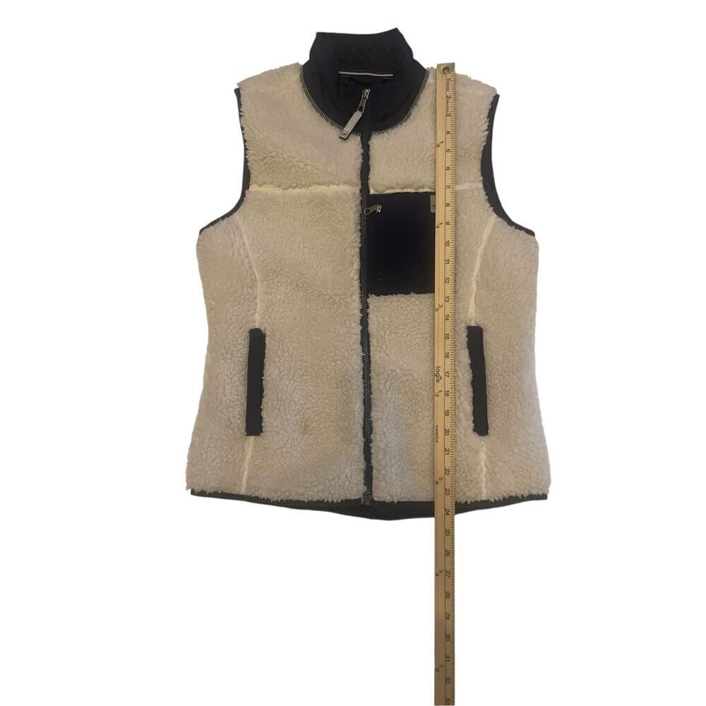 COPY - Sperry Topsider Full Zip Sherpa Fleece Vest Navy Tan Size M - Picture 5 of 12